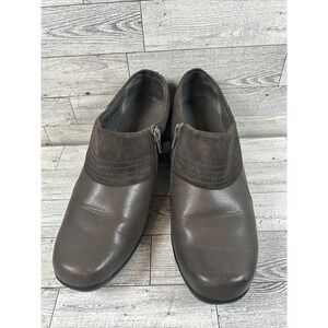 Clarks Bendables Womens Brown Leather Heel Ankle Bootie Shoes Size 8.5‎ M 62980